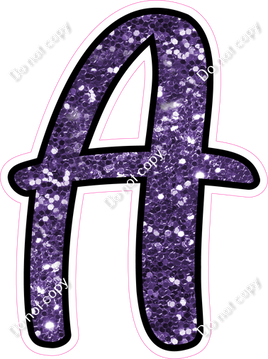 CUL 23.5" Individuals - Purple Sparkle A