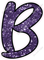 CUL 23.5" Individuals - Purple Sparkle B