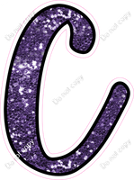CUL 23.5" Individuals - Purple Sparkle C