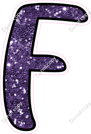 CUL 23.5" Individuals - Purple Sparkle F