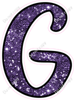 CUL 23.5" Individuals - Purple Sparkle G