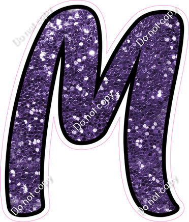 CUL 23.5" Individuals - Purple Sparkle M