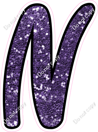CUL 23.5" Individuals - Purple Sparkle N
