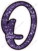 CUL 23.5" Individuals - Purple Sparkle O