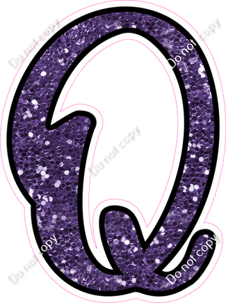 CUL 23.5" Individuals - Purple Sparkle Q