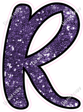 CUL 23.5" Individuals - Purple Sparkle R