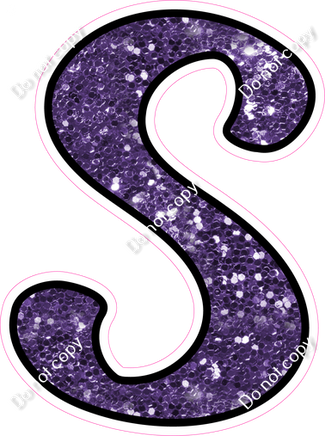 CUL 23.5" Individuals - Purple Sparkle S