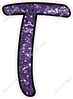 CUL 23.5" Individuals - Purple Sparkle T