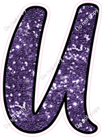 CUL 23.5" Individuals - Purple Sparkle U