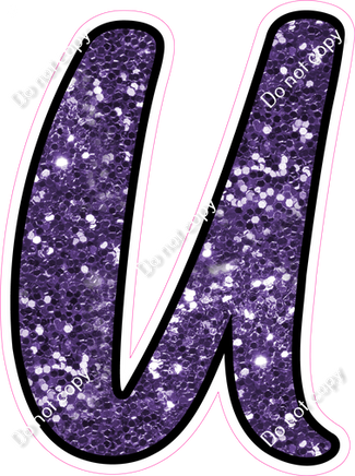 CUL 23.5" Individuals - Purple Sparkle U