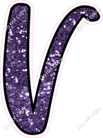 CUL 23.5" Individuals - Purple Sparkle V