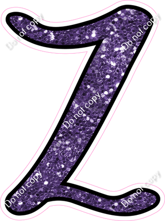 CUL 23.5" Individuals - Purple Sparkle Z