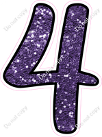 CUL 23.5" Individuals - Purple Sparkle 4