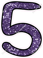 CUL 23.5" Individuals - Purple Sparkle 5