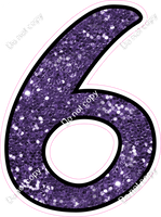 CUL 23.5" Individuals - Purple Sparkle 6