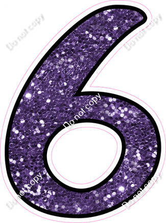 CUL 23.5" Individuals - Purple Sparkle 6