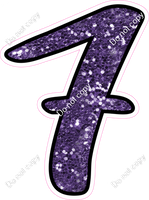 CUL 23.5" Individuals - Purple Sparkle 7