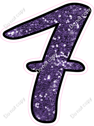 CUL 23.5" Individuals - Purple Sparkle 7