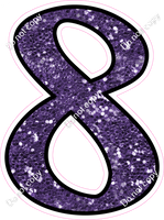 CUL 23.5" Individuals - Purple Sparkle 8