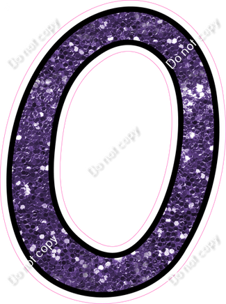 CUL 23.5" Individuals - Purple Sparkle