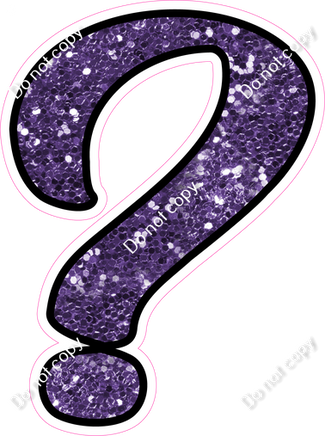 CUL 23.5" Individuals - Purple Sparkle ?