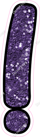 CUL 23.5" Individuals - Purple Sparkle !