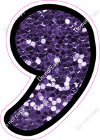 CUL 23.5" Individuals - Purple Sparkle Apostrophe