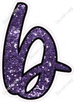 CUL 23.5" Individuals - Purple Sparkle b
