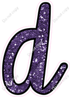 CUL 23.5" Individuals - Purple Sparkle d