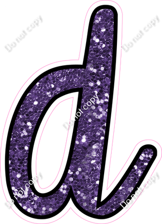 CUL 23.5" Individuals - Purple Sparkle d