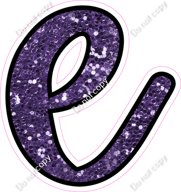 CUL 23.5" Individuals - Purple Sparkle e