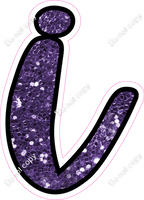 CUL 23.5" Individuals - Purple Sparkle i
