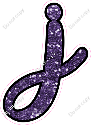 CUL 23.5" Individuals - Purple Sparkle j