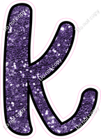 CUL 23.5" Individuals - Purple Sparkle k