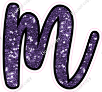 CUL 23.5" Individuals - Purple Sparkle m