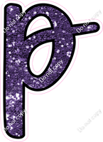 CUL 23.5" Individuals - Purple Sparkle p