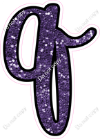 CUL 23.5" Individuals - Purple Sparkle q
