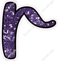 CUL 23.5" Individuals - Purple Sparkle r