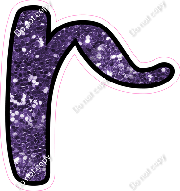 CUL 23.5" Individuals - Purple Sparkle r