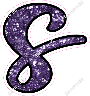 CUL 23.5" Individuals - Purple Sparkle s