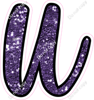 CUL 23.5" Individuals - Purple Sparkle u