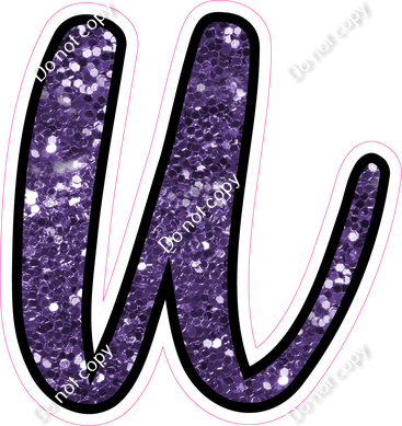 CUL 23.5" Individuals - Purple Sparkle u