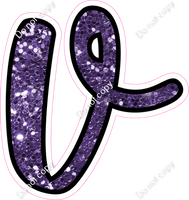 CUL 23.5" Individuals - Purple Sparkle v