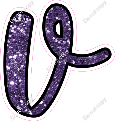 CUL 23.5" Individuals - Purple Sparkle v