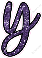 CUL 23.5" Individuals - Purple Sparkle y