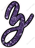 CUL 23.5" Individuals - Purple Sparkle z