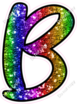 CUL 23.5" Individuals - Rainbow Sparkle B