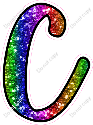 CUL 23.5" Individuals - Rainbow Sparkle C