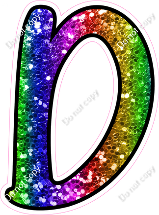 CUL 23.5" Individuals - Rainbow Sparkle D