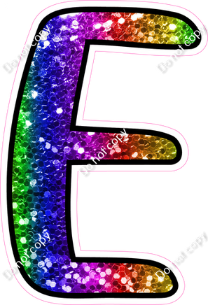 CUL 23.5" Individuals - Rainbow Sparkle E